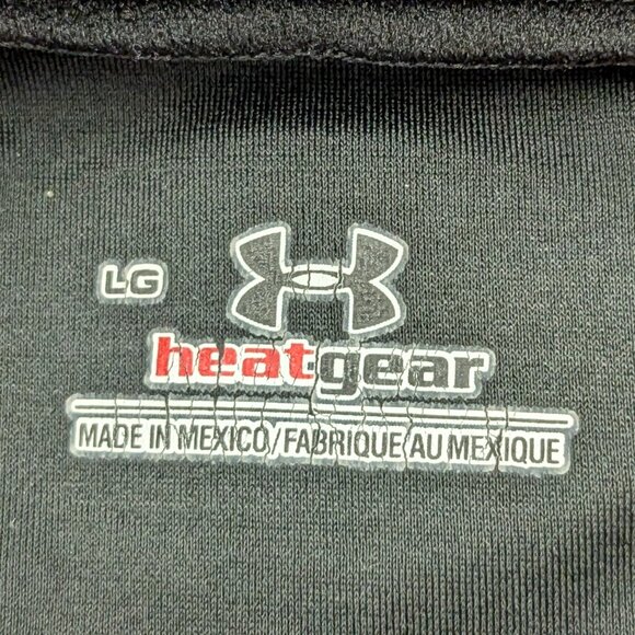 UNDER ARMOUR Boy's Athletic T-Shirts Size L Black/Red - Picture 7 of 8